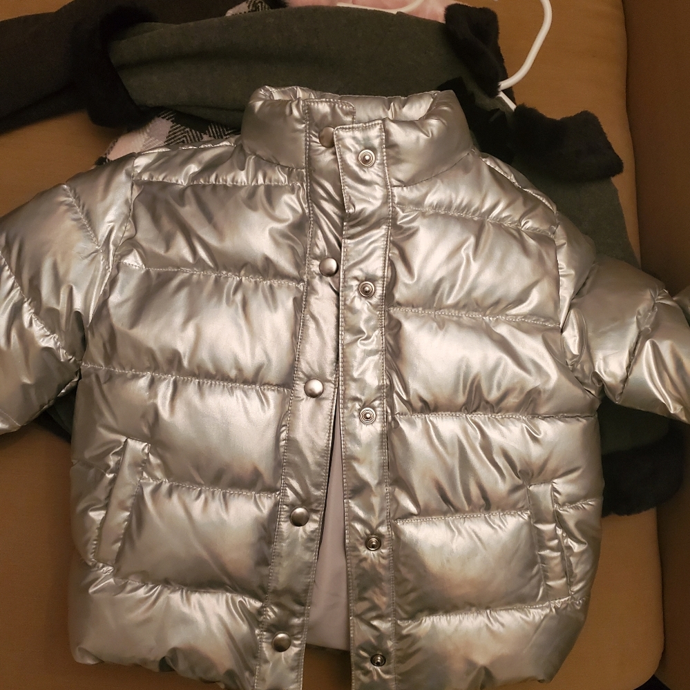kids JUNO VALENTINE IRIDESCENT PUFFER JACKET